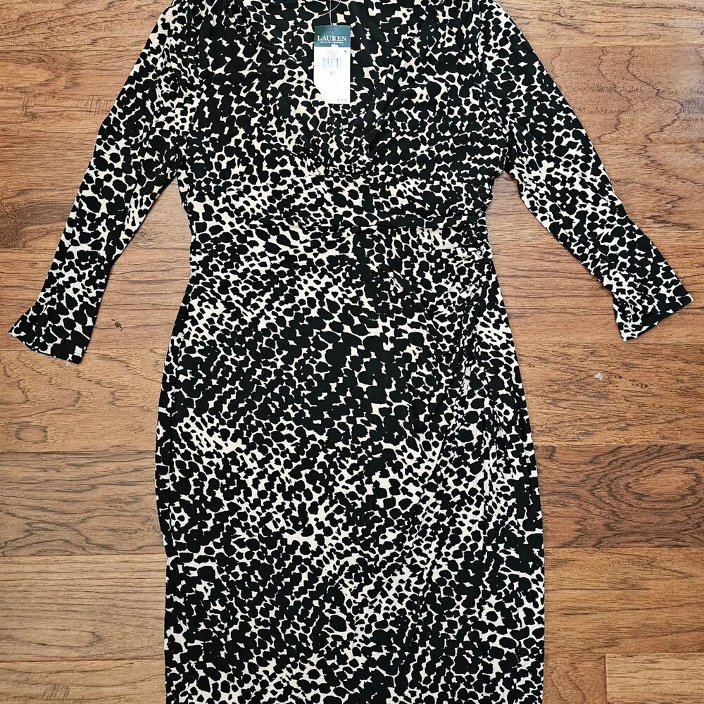Lauren Ralph Lauren faux wrap dress 12